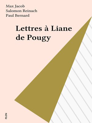 cover image of Lettres à Liane de Pougy